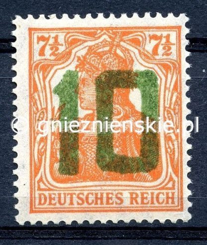 66 pole  w arkuszu .Polska 1919. Mi 136.