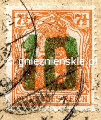 88 pole  w arkuszu. Wydanie przedrukowe Polska 1919rok.